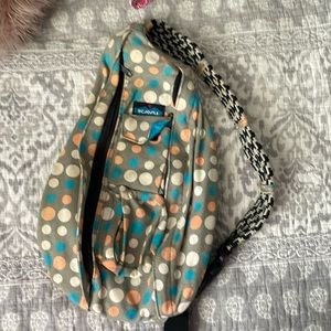 Grey Polka dot Kavu Backpack